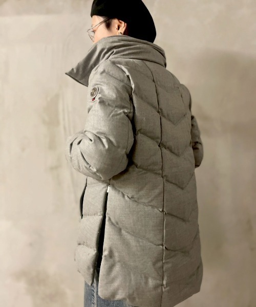 CAPEHORN(ケープホーン)の「CAPEHORN(ケープホーン)WOOL ALVAREZ(ダウンジャケット/コート・レディース・グレー/ブラック・40/42)」の21枚目の写真
