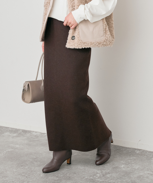 ミラノリブニットスカート（スカート）｜Spick & Span（スピックアンド