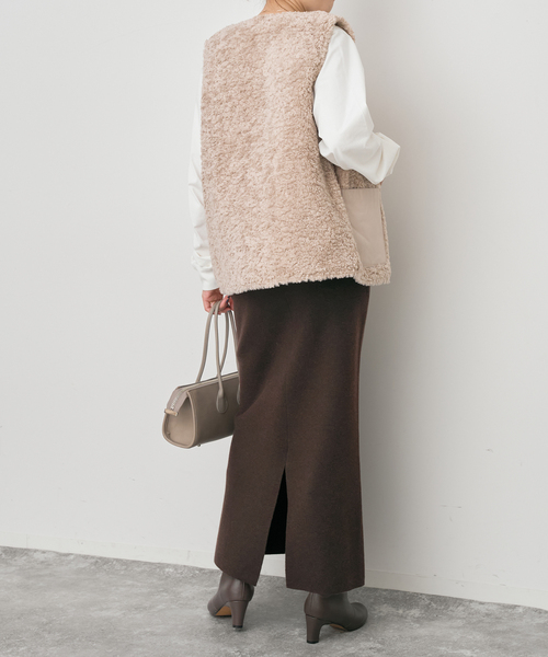 ミラノリブニットスカート（スカート）｜Spick & Span（スピックアンド