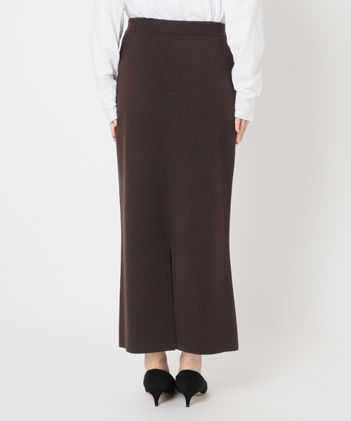 Spick & Span(スピックアンドスパン)の「ミラノリブニットスカート(スカート・レディース・ブラック/チャコールグレー/ブラウン・38/36)」の9枚目の写真