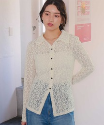 titivate | レースコンパクトシャツ(シャツ/ブラウス)