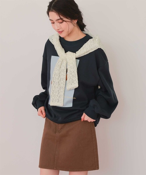 titivate(ティティベイト)の「レースコンパクトシャツ(シャツ/ブラウス・レディース・アイボリー/ブラック/ブラウン・S/M/L)」の10枚目の写真