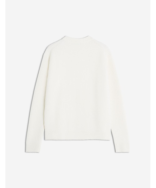 Maison Kitsune(メゾンキツネ)の「FOX HEAD WOOL RIBBED JUMPER(ニット/セーター・メンズ・ブラック/アイボリー・XS/S/M/L/XL)」の13枚目の写真