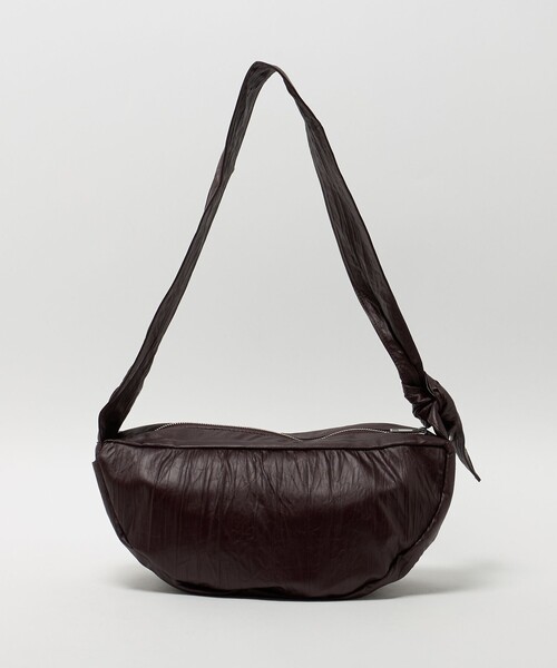 BEAUTY&YOUTH UNITED ARROWS（ビューティーアンドユースユナイテッドアローズ）の「レザーライク ギャザー ショルダーバッグ（ショルダーバッグ・レディース・ブラック/ワイン・FREE）」の14枚目の写真