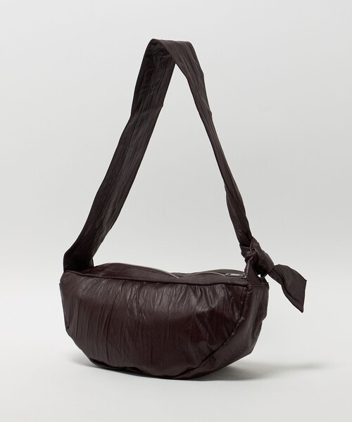 セール】レザーライク ギャザー ショルダーバッグ（ショルダーバッグ