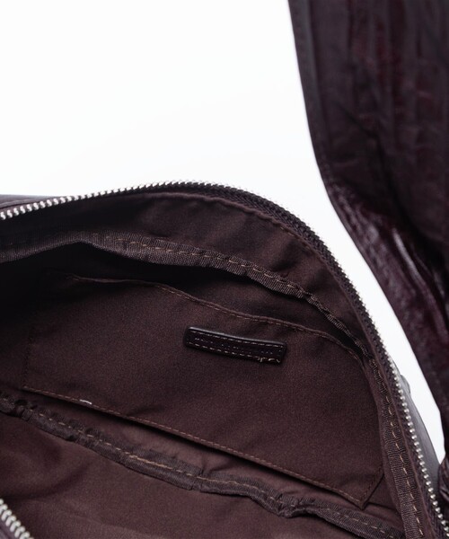 BEAUTY&YOUTH UNITED ARROWS（ビューティーアンドユースユナイテッドアローズ）の「レザーライク ギャザー ショルダーバッグ（ショルダーバッグ・レディース・ブラック/ワイン・FREE）」の18枚目の写真