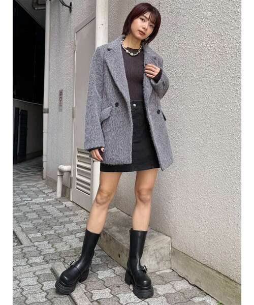 MURUA（ムルーア）の「ベルトサイドゴアブーツ（ブーツ・レディース・ブラック/ブラウン・22.5/23.5/24.5）」の10枚目の写真