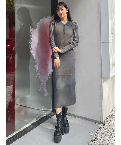 MURUA（ムルーア）の「ベルトサイドゴアブーツ（ブーツ・レディース・ブラック/ブラウン・22.5/23.5/24.5）」の6枚目の写真