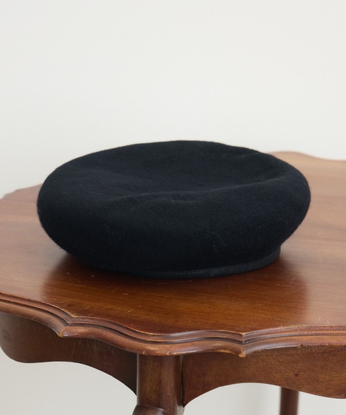 KATHARINE ROSS(キャサリンロス)の「【KATHARINE ROSS】【JUNK PRODUCTIONS】パイピングベレー帽(ハンチング/ベレー帽・レディース・ブラウン/ブラック・MEDIUM)」の8枚目の写真