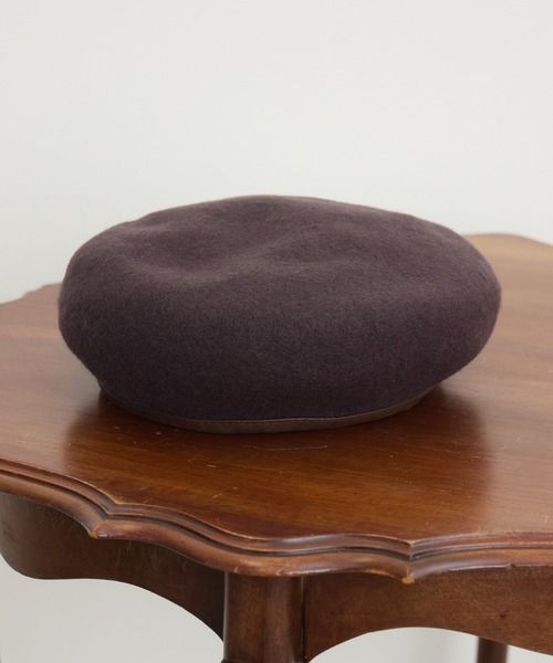 KATHARINE ROSS(キャサリンロス)の「【KATHARINE ROSS】【JUNK PRODUCTIONS】パイピングベレー帽(ハンチング/ベレー帽・レディース・ブラウン/ブラック・MEDIUM)」の14枚目の写真