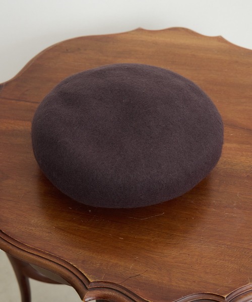 KATHARINE ROSS(キャサリンロス)の「【KATHARINE ROSS】【JUNK PRODUCTIONS】パイピングベレー帽(ハンチング/ベレー帽・レディース・ブラウン/ブラック・MEDIUM)」の15枚目の写真