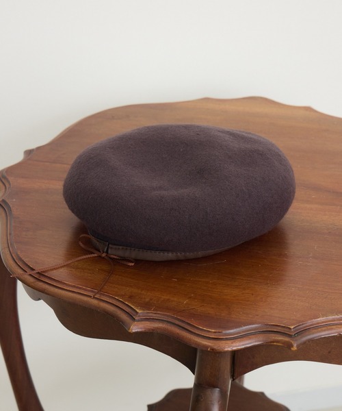 KATHARINE ROSS(キャサリンロス)の「【KATHARINE ROSS】【JUNK PRODUCTIONS】パイピングベレー帽(ハンチング/ベレー帽・レディース・ブラウン/ブラック・MEDIUM)」の19枚目の写真