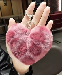 DEVICE（デバイス）の「ファー ハート チャーム（チャーム）」