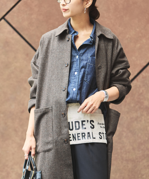 FRAMeWORK(フレームワーク)の「YARMO THE UNIFORM×DUDE SIGNS×FRAMEWORK small エプロン(その他小物・レディース・アイボリー・FREE)」の6枚目の写真