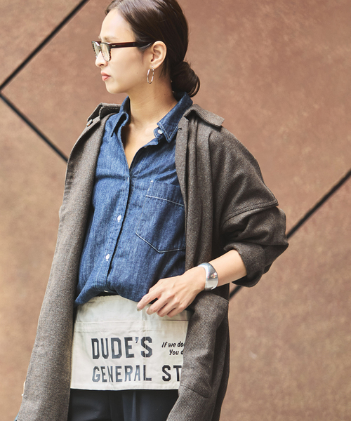 FRAMeWORK(フレームワーク)の「YARMO THE UNIFORM×DUDE SIGNS×FRAMEWORK small エプロン(その他小物・レディース・アイボリー・FREE)」の7枚目の写真