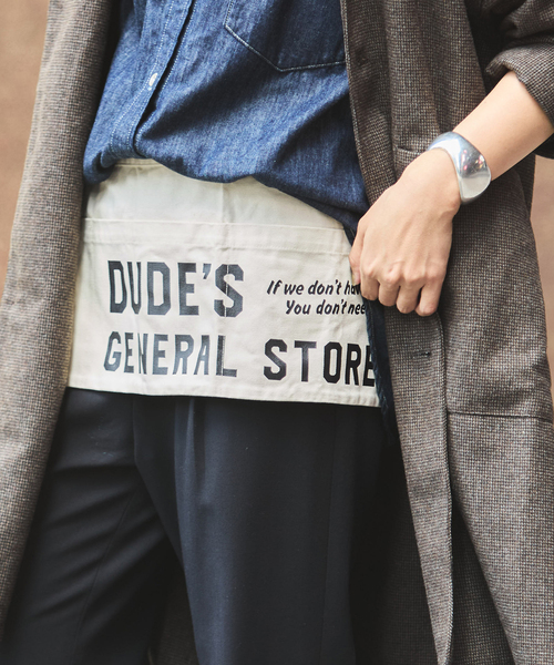 FRAMeWORK(フレームワーク)の「YARMO THE UNIFORM×DUDE SIGNS×FRAMEWORK small エプロン(その他小物・レディース・アイボリー・FREE)」の8枚目の写真