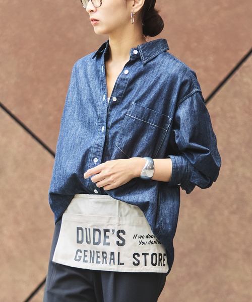 FRAMeWORK(フレームワーク)の「YARMO THE UNIFORM×DUDE SIGNS×FRAMEWORK small エプロン(その他小物・レディース・アイボリー・FREE)」の9枚目の写真