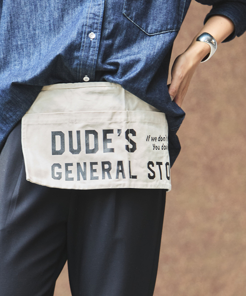 FRAMeWORK(フレームワーク)の「YARMO THE UNIFORM×DUDE SIGNS×FRAMEWORK small エプロン(その他小物・レディース・アイボリー・FREE)」の10枚目の写真