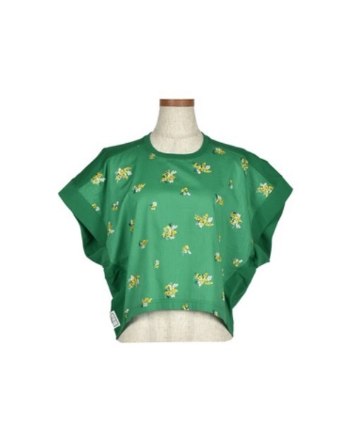 KEITA MARUYAMA（ケイタマルヤマ）の「Mimosa embroidery TEE（Tシャツ/カットソー・レディース・ホワイト/グリーン/ブラック・SMALL/MEDIUM）」の3枚目の写真