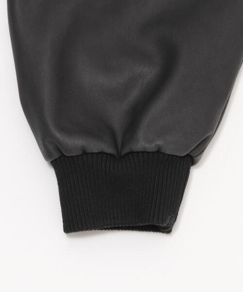 SHORT ROUND(ショートラウンド)の「SHORTROUND/PUフードブルゾン(ブルゾン・メンズ・ブラウン/ブラック・LARGE/MEDIUM)」の5枚目の写真
