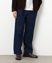 COMME CA ISM | ストレッチデニム ワンタック バレルパンツ(デニムパンツ)