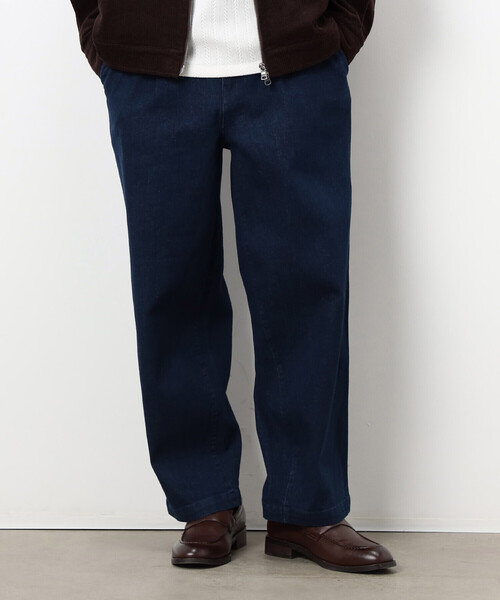 COMME CA ISM（コムサイズム）の「ストレッチデニム ワンタック バレルパンツ（デニムパンツ・メンズ・ネイビー・M/S/L）」の14枚目の写真