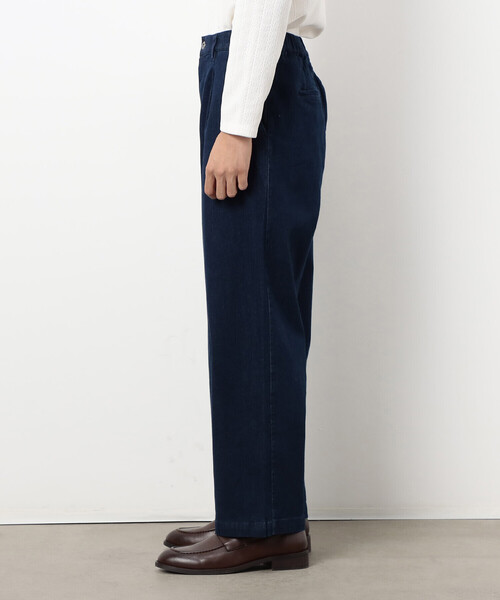 COMME CA ISM（コムサイズム）の「ストレッチデニム ワンタック バレルパンツ（デニムパンツ・メンズ・ネイビー・M/S/L）」の5枚目の写真