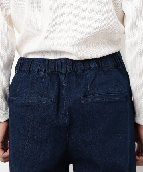 COMME CA ISM（コムサイズム）の「ストレッチデニム ワンタック バレルパンツ（デニムパンツ・メンズ・ネイビー・M/S/L）」の8枚目の写真