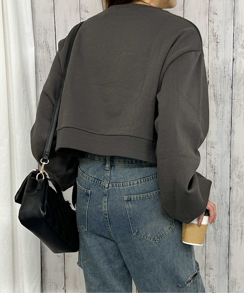 セール】《うさぎロゴ×裏起毛》レディース スウェットプルオーバー