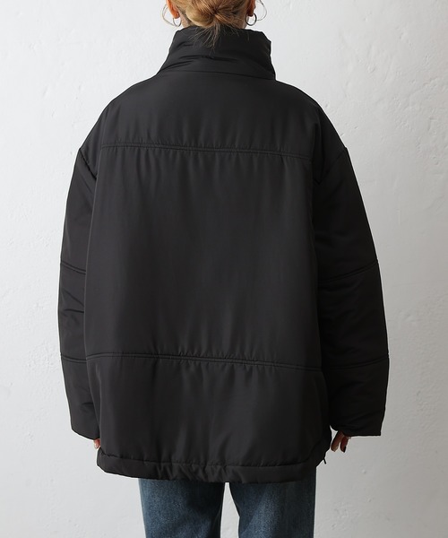 COLONY 2139(コロニートゥーワンスリーナイン)の「スタンドカラー中綿コート(ブルゾン・レディース・モカ/ブラック・FREE)」の8枚目の写真