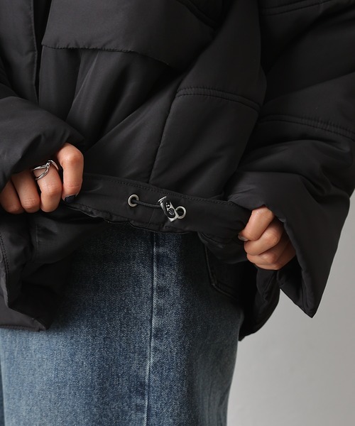 COLONY 2139(コロニートゥーワンスリーナイン)の「スタンドカラー中綿コート(ブルゾン・レディース・モカ/ブラック・FREE)」の11枚目の写真