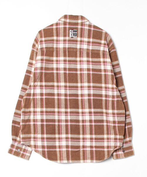 AAPE BY A BATHING APE（エーエイプバイアベイシングエイプ）の「AAPE MAIN LONG SLEEVE TEE（シャツ/ブラウス・メンズ・グリーン系その他4/ブラウン・X-LARGE/LARGE/SMALL/MEDIUM）」の11枚目の写真