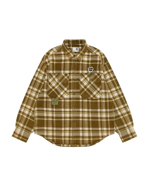 AAPE MAIN длинный рукав футболка