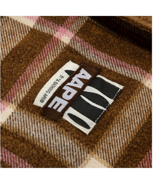 AAPE BY A BATHING APE（エーエイプバイアベイシングエイプ）の「AAPE MAIN LONG SLEEVE TEE（シャツ/ブラウス・メンズ・グリーン系その他4/ブラウン・X-LARGE/LARGE/SMALL/MEDIUM）」の5枚目の写真