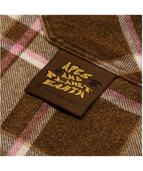 AAPE BY A BATHING APE（エーエイプバイアベイシングエイプ）の「AAPE MAIN LONG SLEEVE TEE（シャツ/ブラウス・メンズ・グリーン系その他4/ブラウン・X-LARGE/LARGE/SMALL/MEDIUM）」の6枚目の写真