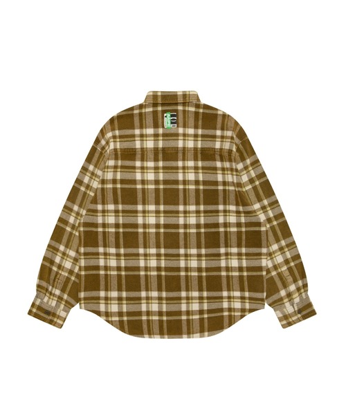 AAPE BY A BATHING APE（エーエイプバイアベイシングエイプ）の「AAPE MAIN LONG SLEEVE TEE（シャツ/ブラウス・メンズ・グリーン系その他4/ブラウン・X-LARGE/LARGE/SMALL/MEDIUM）」の7枚目の写真