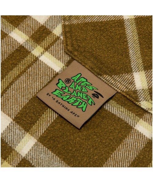 AAPE BY A BATHING APE（エーエイプバイアベイシングエイプ）の「AAPE MAIN LONG SLEEVE TEE（シャツ/ブラウス・メンズ・グリーン系その他4/ブラウン・X-LARGE/LARGE/SMALL/MEDIUM）」の10枚目の写真