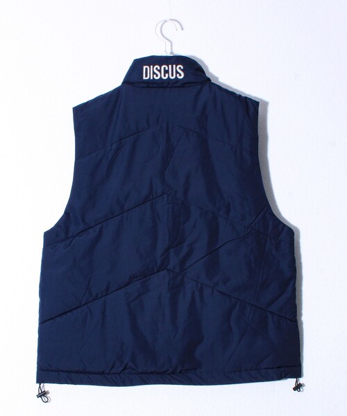 DISCUS（ディスカス）の「【DISCUS】UNISEX 中綿ベスト（ダウンベスト・メンズ・グリーン/ネイビー・M/L/XL）」の9枚目の写真
