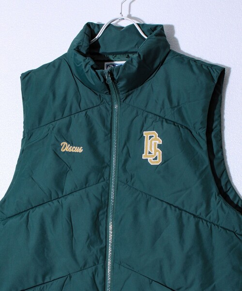 DISCUS（ディスカス）の「【DISCUS】UNISEX 中綿ベスト（ダウンベスト・メンズ・グリーン/ネイビー・M/L/XL）」の11枚目の写真