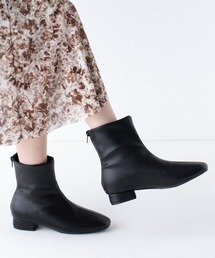 JELLY BEANS（ジェリービーンズ）の「バックファスナーストレッチショートブーツ(210-57390)JELLY BEANS(ジェリービーンズ)（ブーツ）」