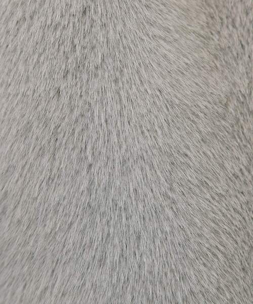 エコファーショートコート【洗える】（ステンカラーコート）｜index