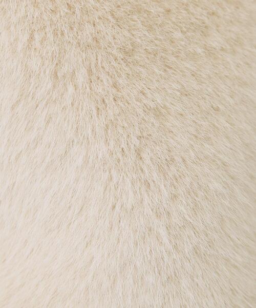 エコファーショートコート【洗える】（ステンカラーコート）｜index