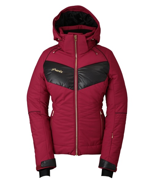 phenix(フェニックス)の「phenix(フェニックス)Futurism Stitching Jacket フューチャリズム ステッチング スキージャケット(保温性/耐水性)(その他アウター・レディース・ブラック/バーガンディー/ホワイト・S/M/L)」の7枚目の写真