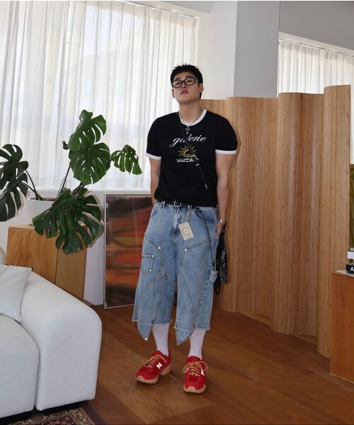 DNSR(ディーエヌエスアール)の「サンセットハーフリンガーティーシャツブラック(Tシャツ/カットソー・メンズ・その他・MEDIUM/LARGE/X-LARGE)」の2枚目の写真