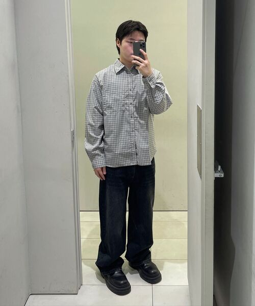 INSILENCE(インサイロンス)の「レギュラーフィットチェックシャツ NAVY(シャツ/ブラウス・レディース・その他・SMALL/MEDIUM/LARGE)」の4枚目の写真