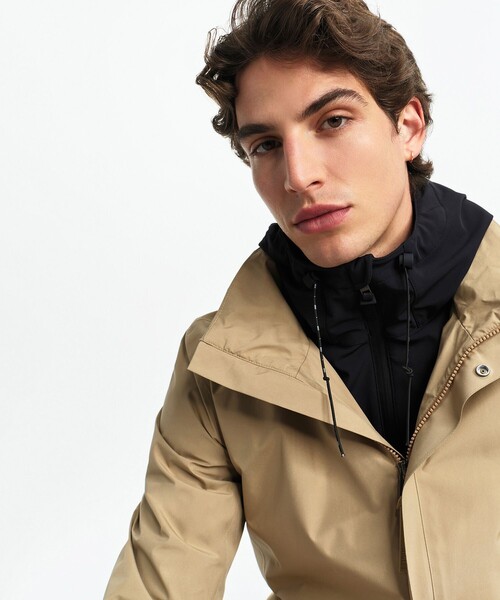 セール】GORE=TEX ゴアテックス 防風 防水 透湿 2レイヤーロング