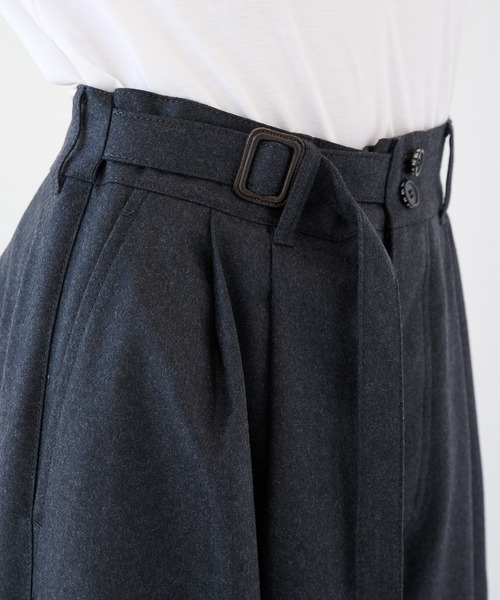 SHAREEF】2/72強圧縮フラノ ワイドパンツ（その他パンツ）｜SHAREEF