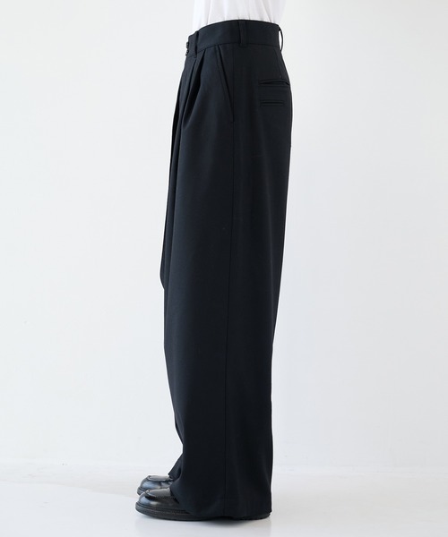 SHAREEF】2/72強圧縮フラノ ワイドパンツ（その他パンツ）｜SHAREEF