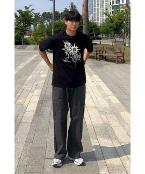GAKKAI UNIONS（ガッカイユニオンズ）の「エリア 半袖Tシャツ ブラック（Tシャツ/カットソー・レディース・その他・MEDIUM/LARGE）」の7枚目の写真