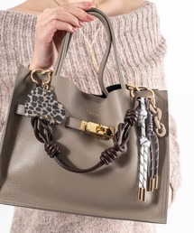 Rivel（リヴェル）の「【VIOLAd'ORO/ヴィオラドーロ】バッグチャーム アクリルタグ レオパード（キーホルダー）」